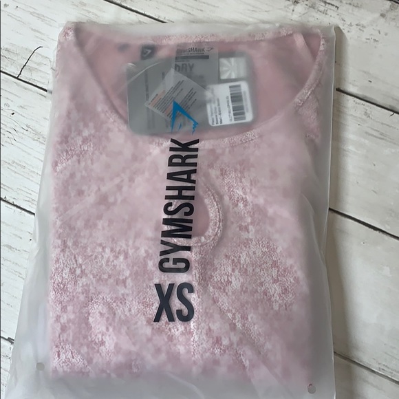 Gymshark fleur texture long sleeve crop dusky pink - Picture 6 of 10